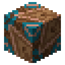 Brown glazed terracotta Minecraft block