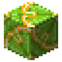Lime glazed terracotta Minecraft block