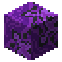 Purple glazed terracotta Minecraft block