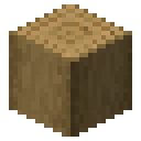 Stripped oak log Minecraft block