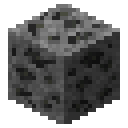 Coal ore Minecraft block