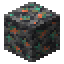 Deepslate copper ore Minecraft block