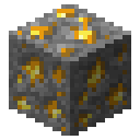 Gold ore Minecraft block