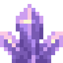 Amethyst cluster Minecraft block