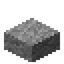 Andesite slab Minecraft block