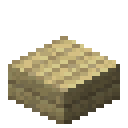 Birch slab Minecraft block