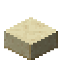 Cut sandstone slab Minecraft block