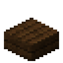 Dark oak slab Minecraft block