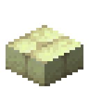 End stone brick slab Minecraft block