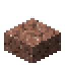 Granite slab Minecraft block