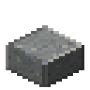 Polished andesite slab Minecraft block