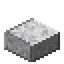 Polished diorite slab Minecraft block