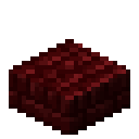 Red nether brick slab Minecraft block