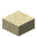 Smooth sandstone slab Minecraft block