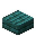 Warped slab Minecraft block