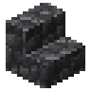 Cobbled deepslate stairs Minecraft block
