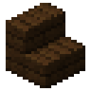 Dark oak stairs Minecraft block