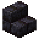 Polished blackstone brick stairs Minecraft block