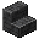 Polished deepslate stairs Minecraft block