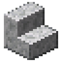 Polished diorite stairs Minecraft block