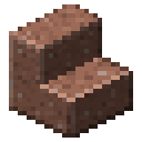 Polished granite stairs Minecraft block