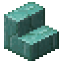 Prismarine brick stairs Minecraft block