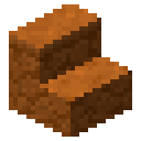 Red sandstone stairs Minecraft block