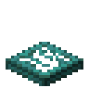 Warped trapdoor Minecraft block