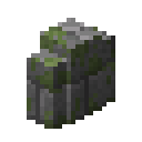 Mossy stone brick wall Minecraft block