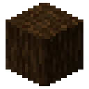 Spruce wood Minecraft block