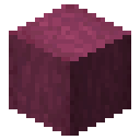 Stripped crimson hyphae Minecraft block