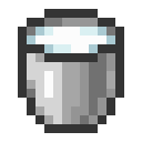 Milk bucket Minecraft recipe ingredient