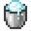 Powder snow bucket Minecraft item