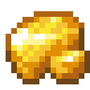Raw gold Minecraft item
